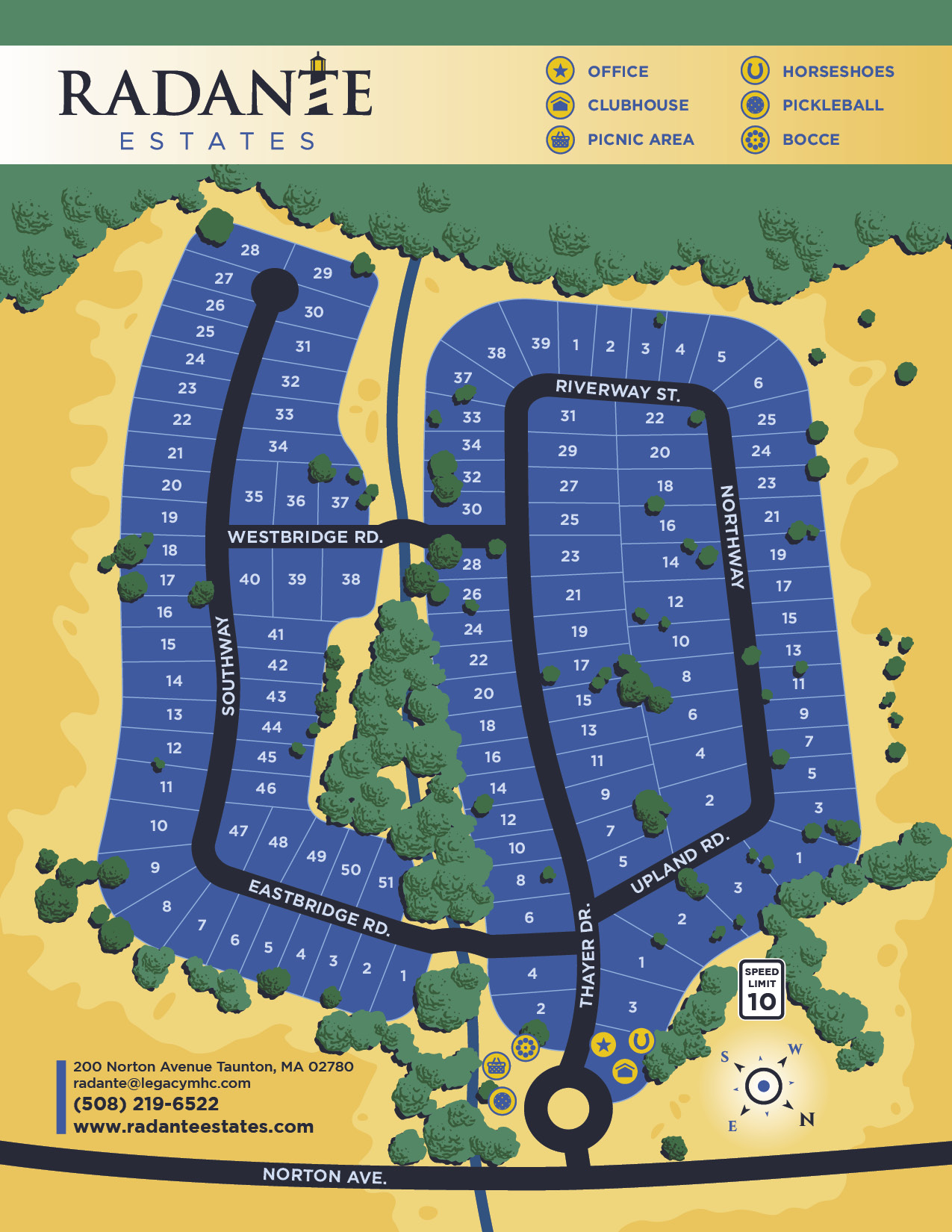 Radante Estates Map