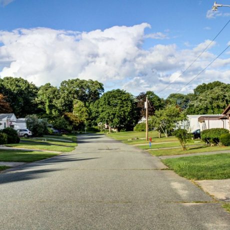 Street view of homes